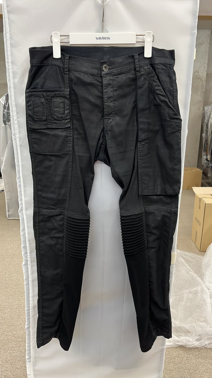 릭오웬스 멤피스 코팅진 (노앞가리개vr) 상품이미지2