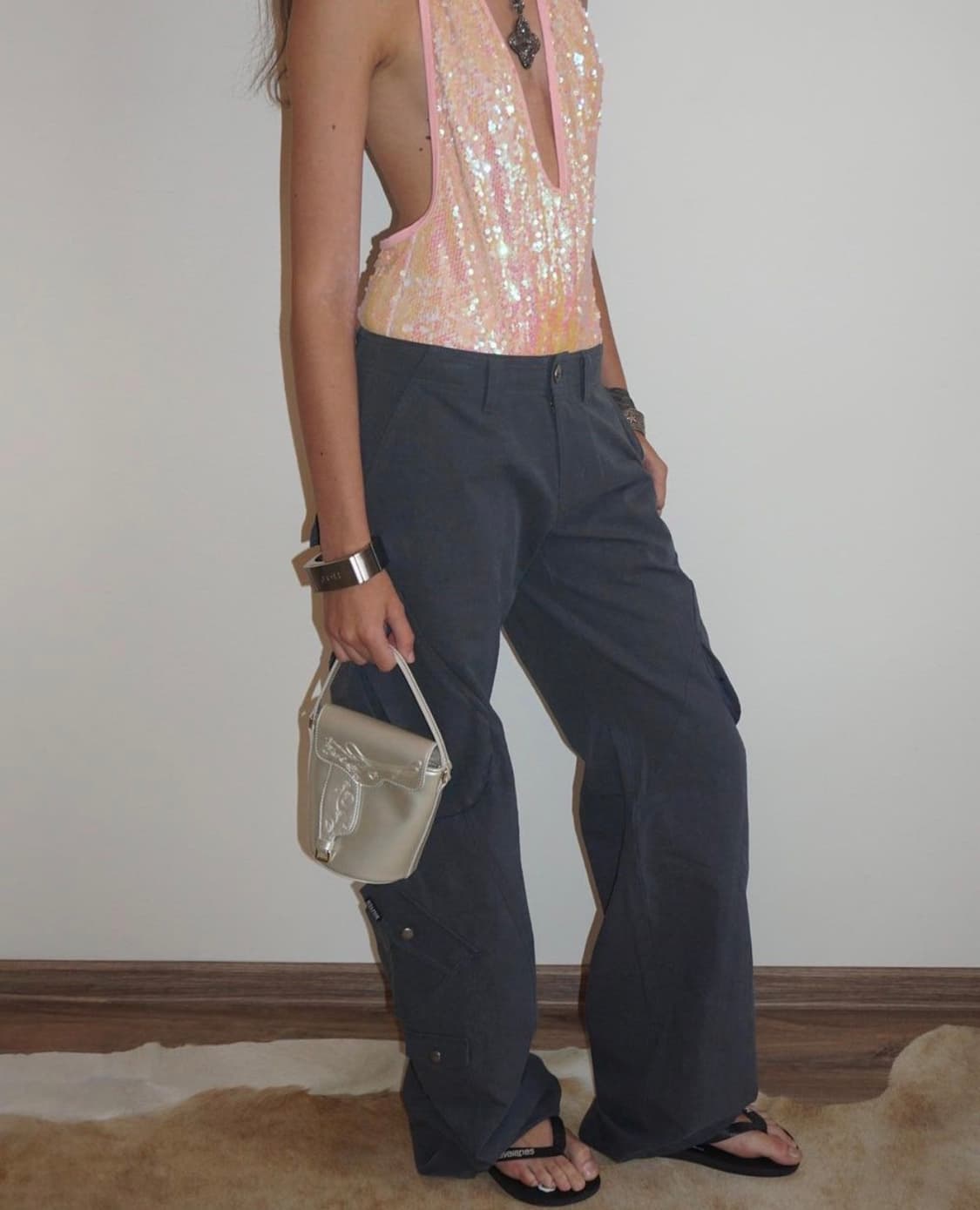 스컬프터 카고팬츠 Washed Cargo Pants Dusty Navy 상품이미지2