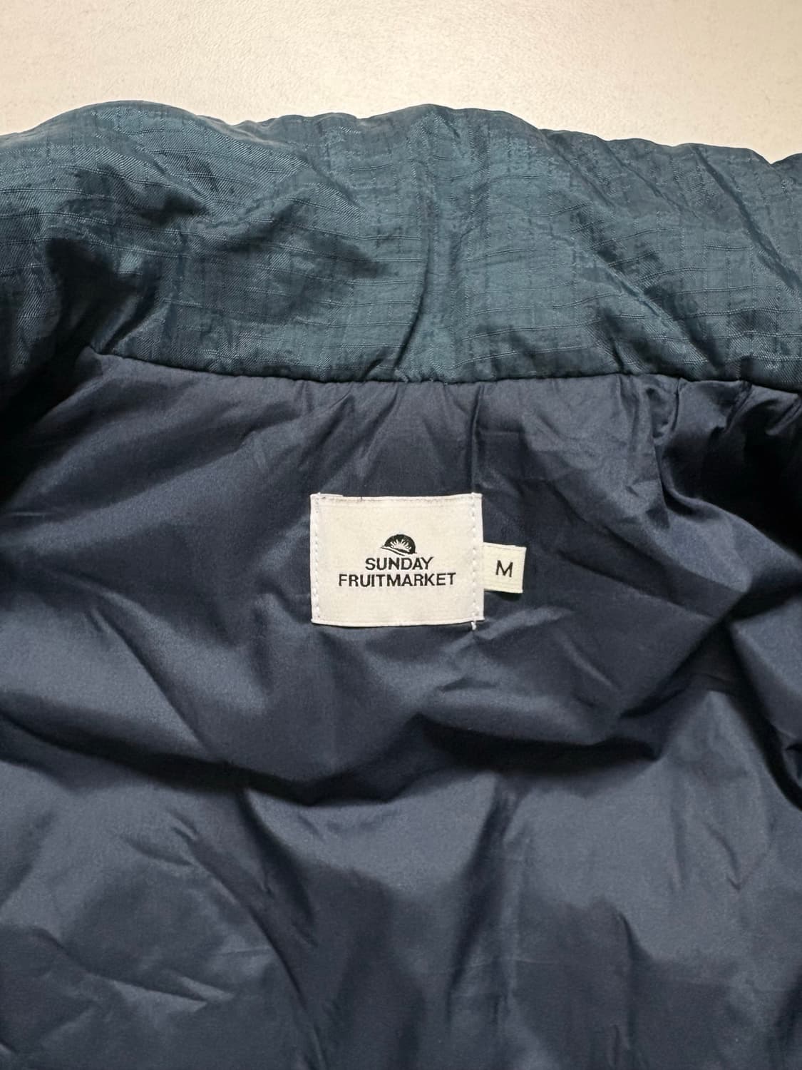 sundayfruitmarket 청록색 패딩 M 상품이미지5