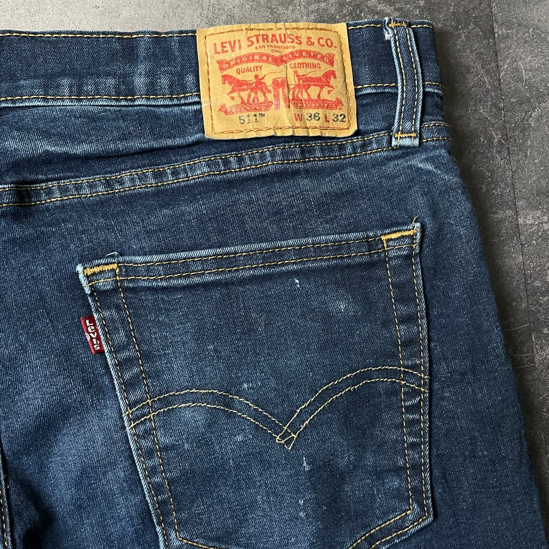 LEVI'S 리바이스511 슬림 스트레이트핏 코튼 데님 팬츠 A00620 상품이미지9