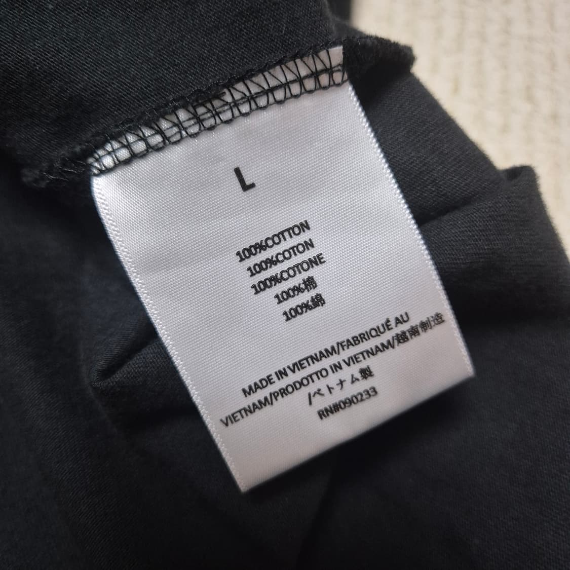 [핫아이템🔥] 에센셜 피어오브갓 코어 컬렉션 티셔츠 블랙 상품이미지6