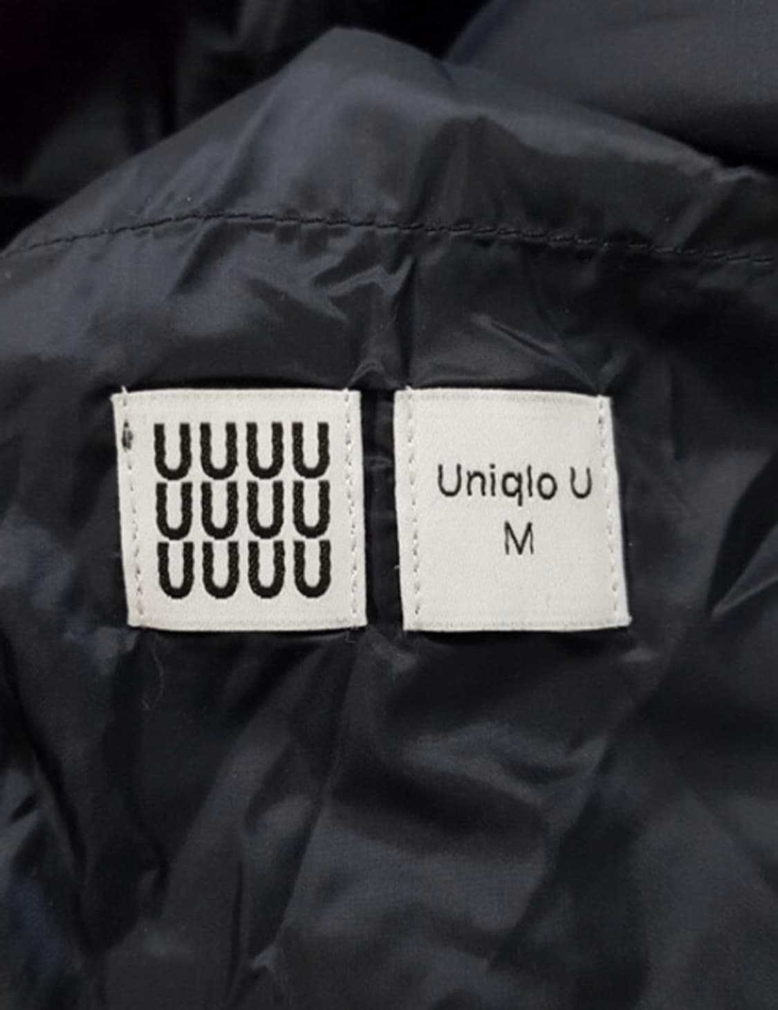유니클로 U 르메르 롱 다운 패딩 코트 네이비 m 상품이미지4