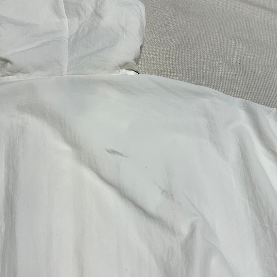 XS 아디다스 첼시 화이트 크롭 후드 바람막이  상품이미지8