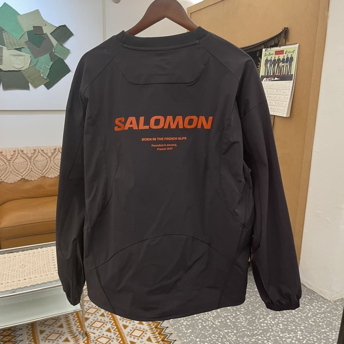 살로몬 캐주얼 스포티 슬레이트 스포티 바람막이 웜업 L C10891 상품이미지4