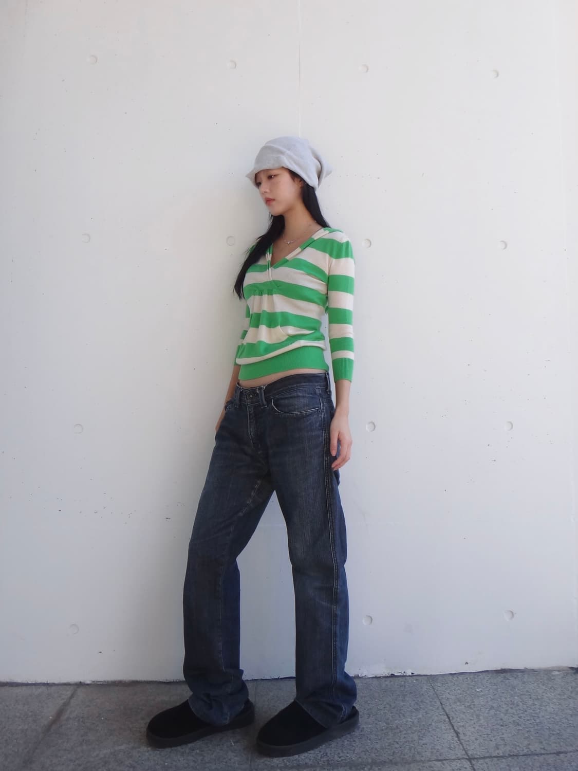 DKNY JEANS loose slim deim pants 상품이미지5