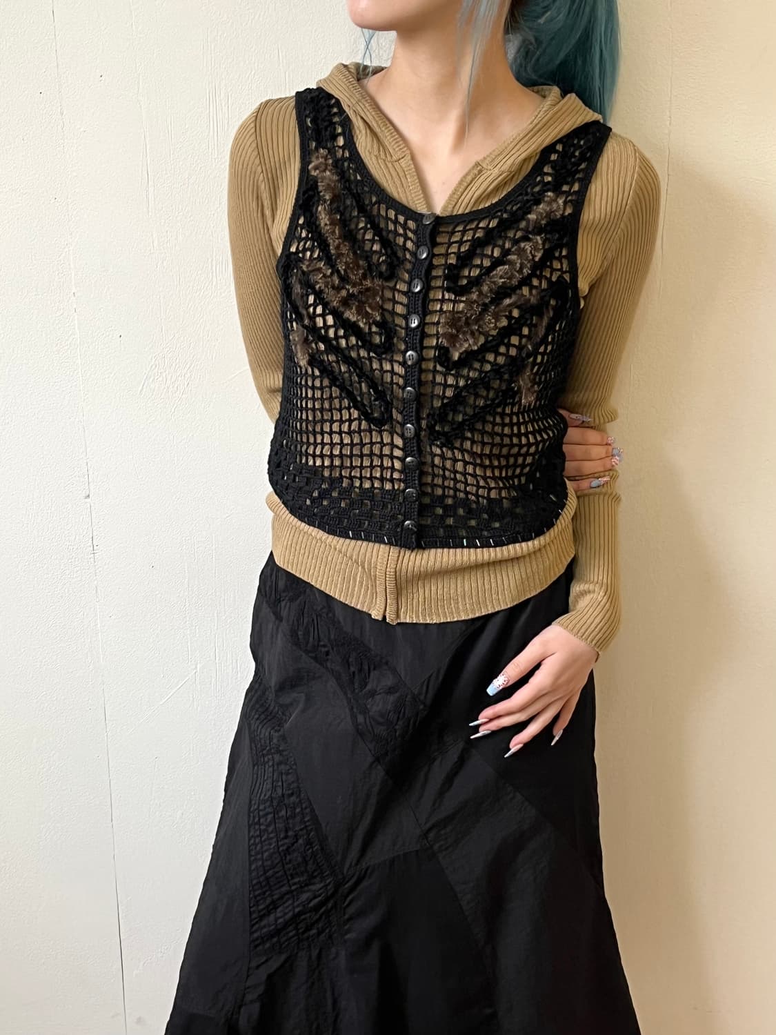 unaparte 레빗 퍼 베스트 상품이미지5