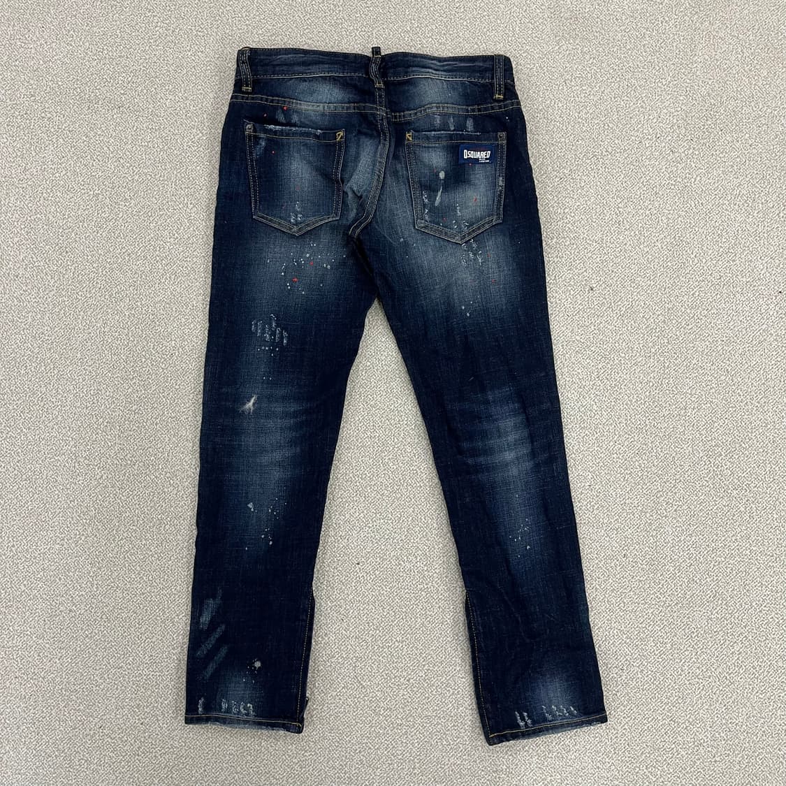 [40] 디스퀘어드2 워싱 페인팅 스케이터핏 데님 청바지 0120M1 상품이미지4