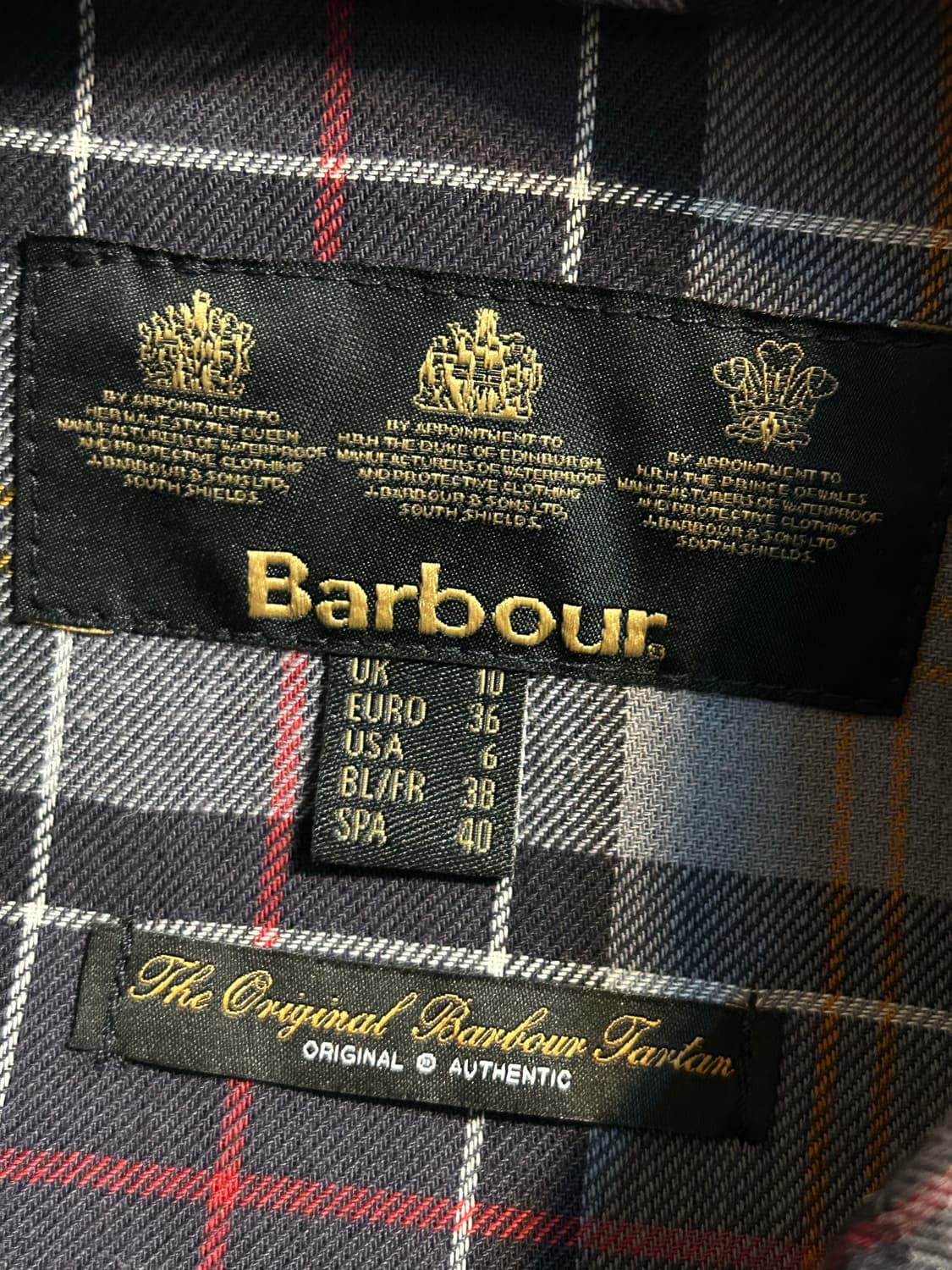 바버 인터네셔널 벨티드 왁스 자켓  상품이미지5