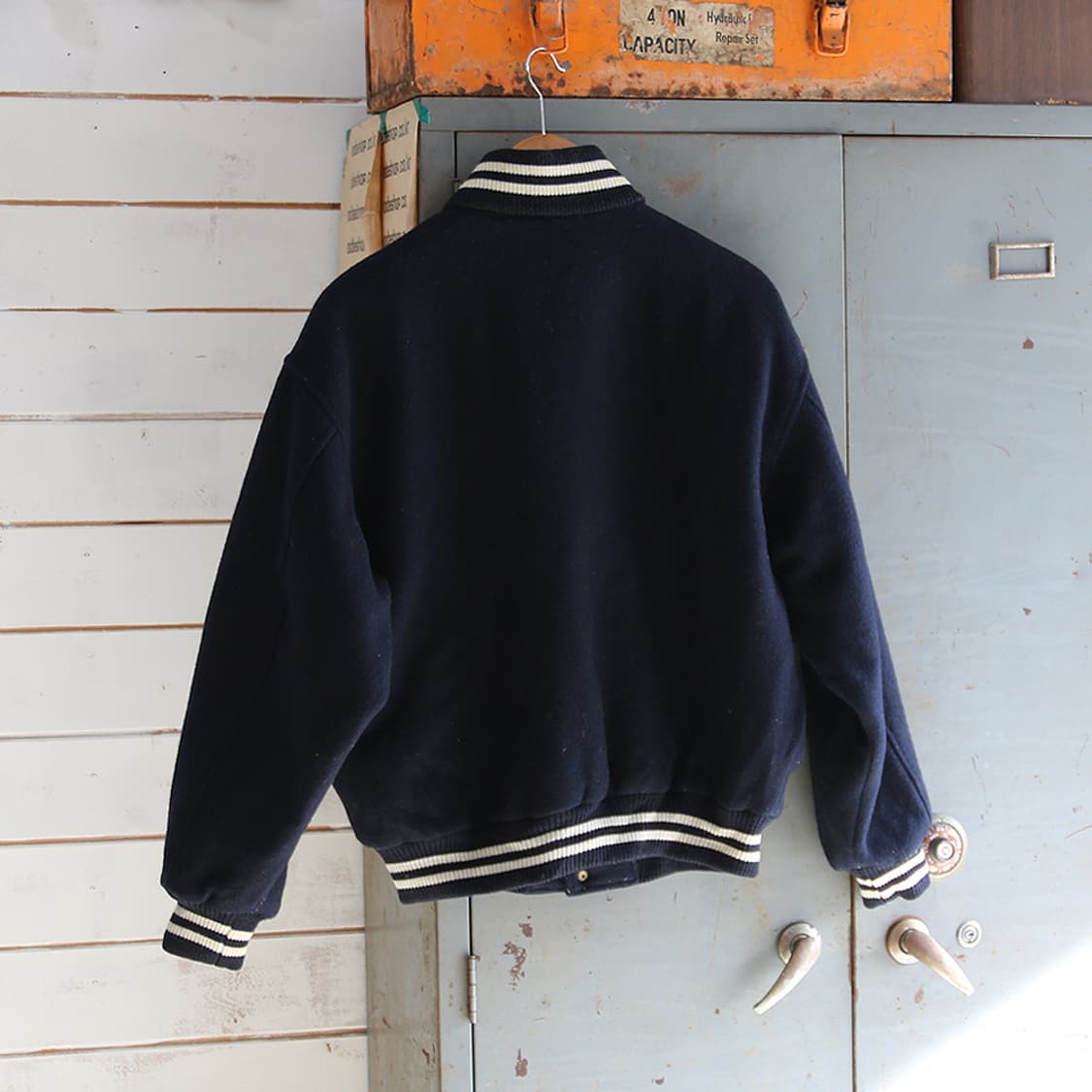 (착용컷) McGREGOR 모직 바시티 자켓 (남성용 100-103) 상품이미지2