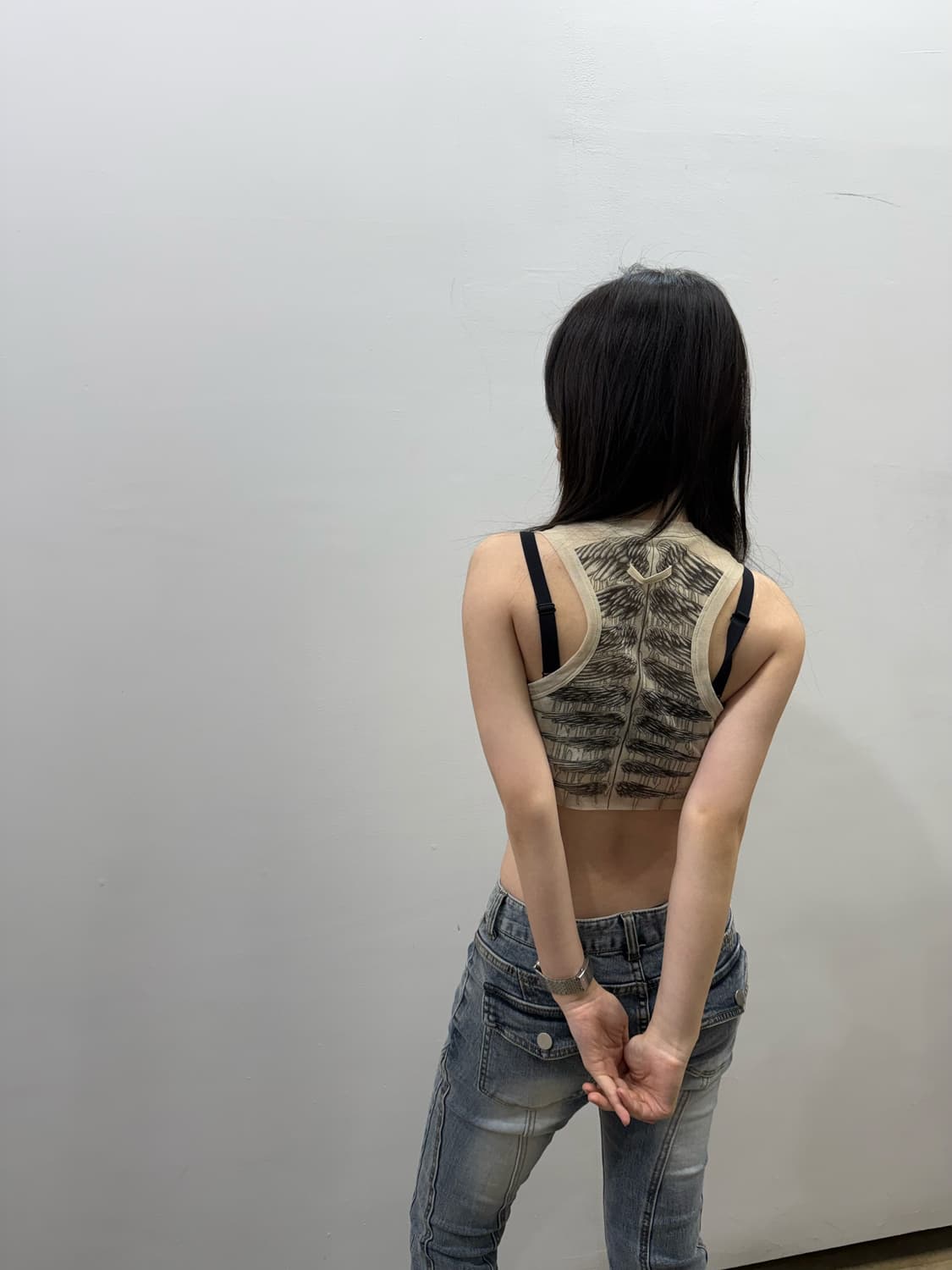 장 폴 고티에 25S/S 마리니에르 타투 크롭 슬리브리스 상품이미지8