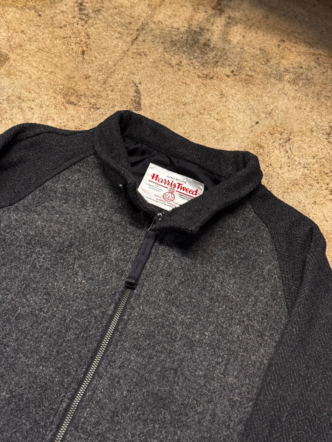 L ) Harris Tweed Harrington Jacket 상품이미지5