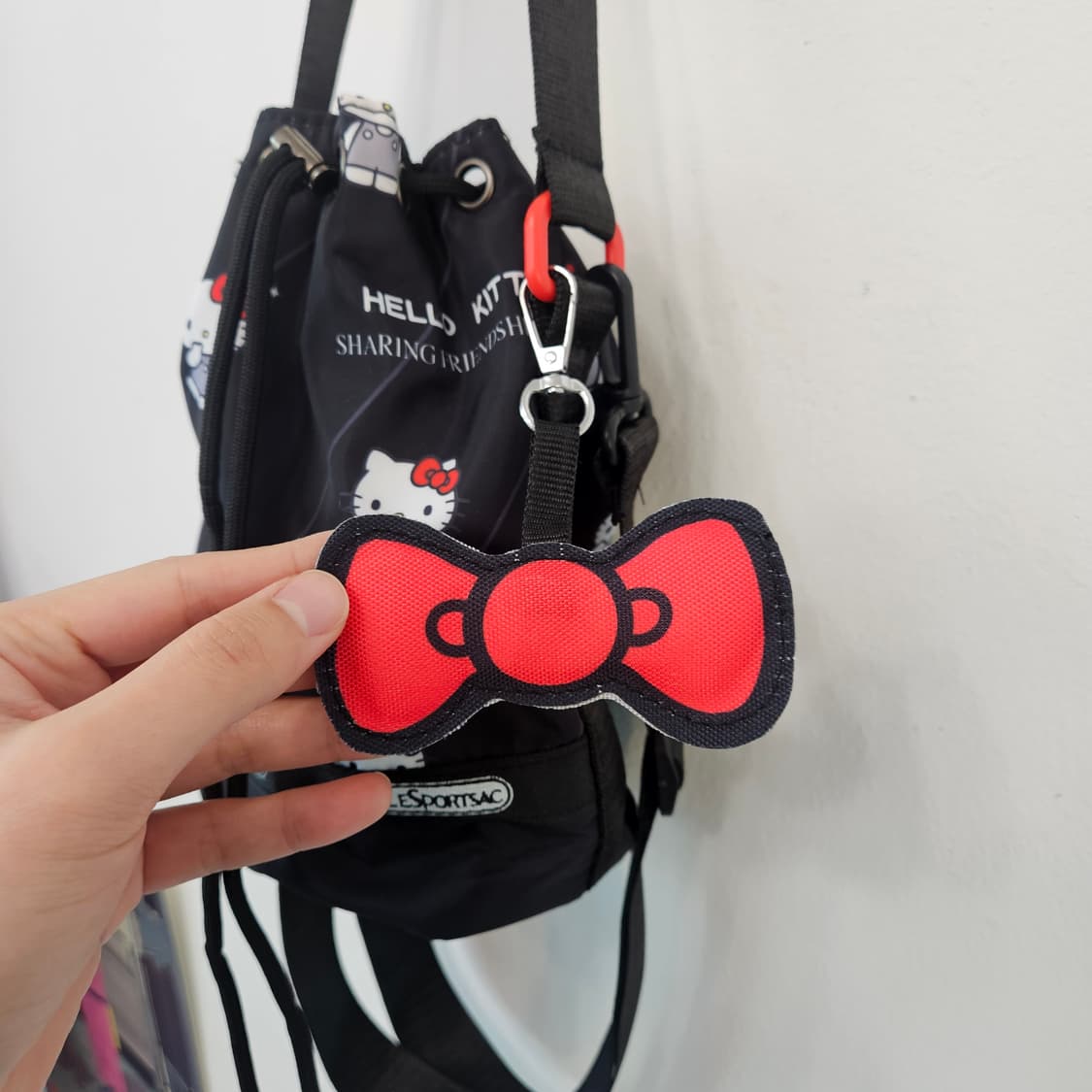 레스포색 헬로키티 버킷백 복조리백 상품이미지3