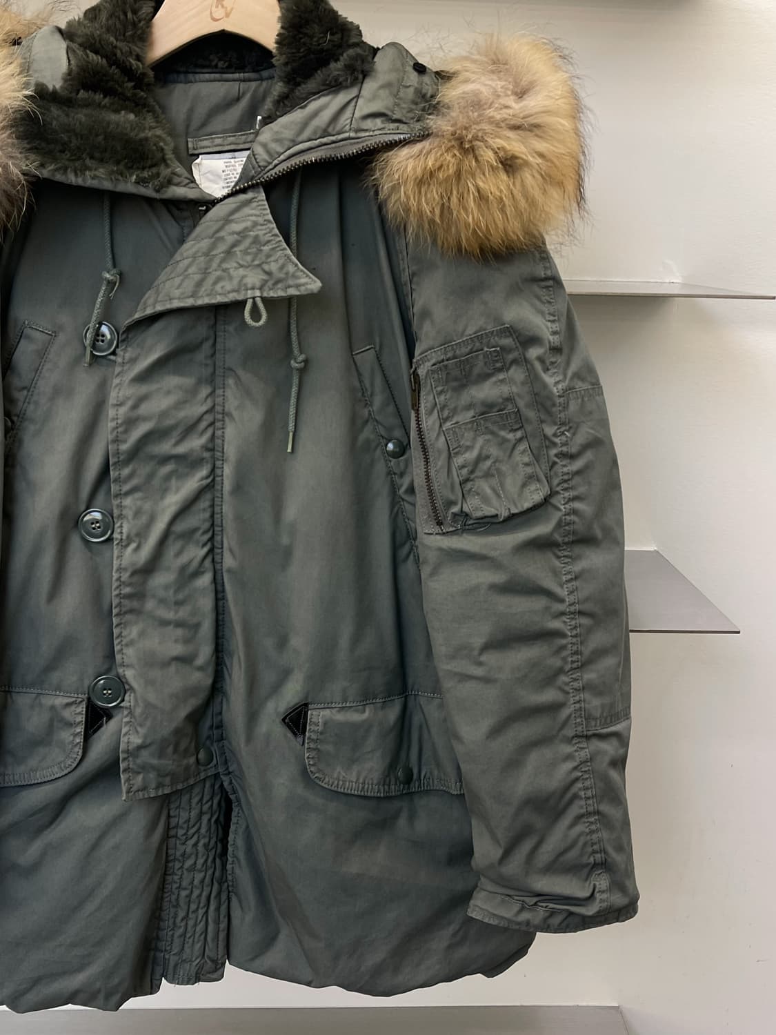 그린브리어 인더스트리 80s USAF 타입 N-3B 파카 상품이미지4