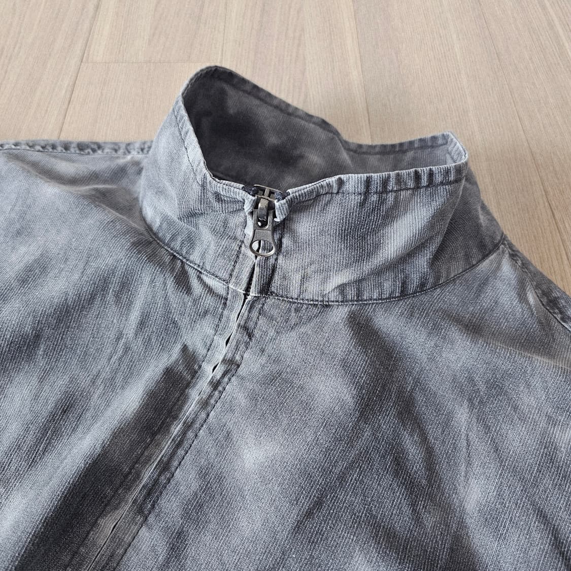 L 100 IMPALA 임팔라 다잉 데님 자켓 반팔 긴팔 간절기 남자 상품이미지5