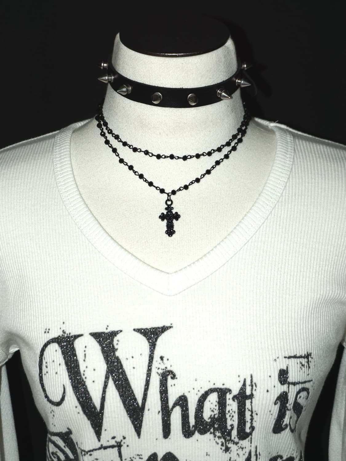 (may champ) y2k grunge font t  상품이미지4