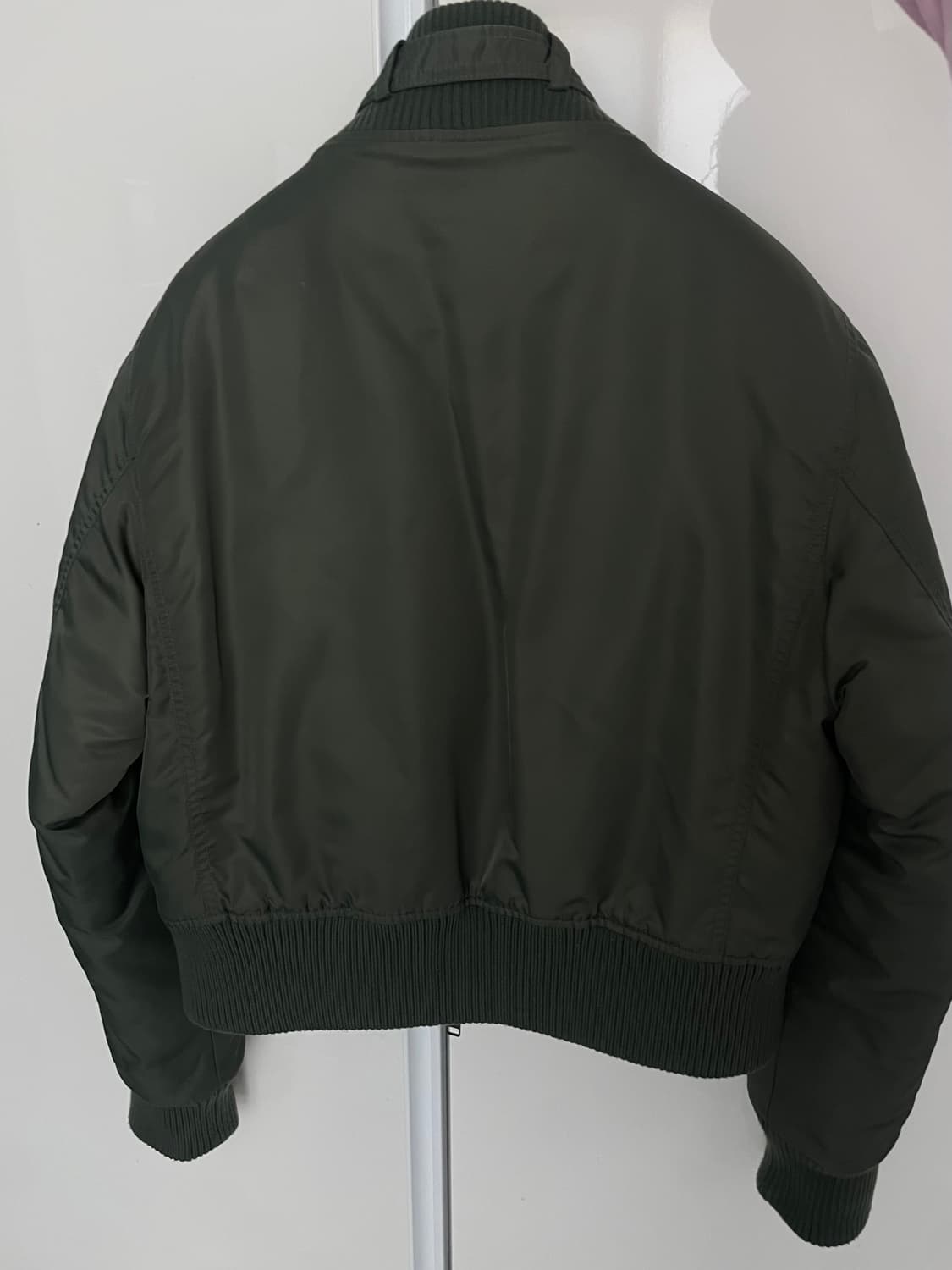 아캄 블루종 카키 봄버 자켓 상품이미지2