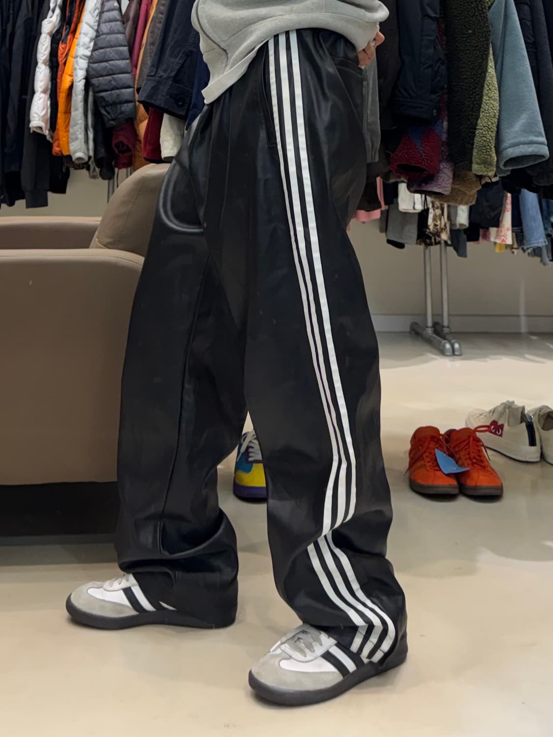 아디다스 포우 레더 파이어버드 트랙팬츠 상품이미지9