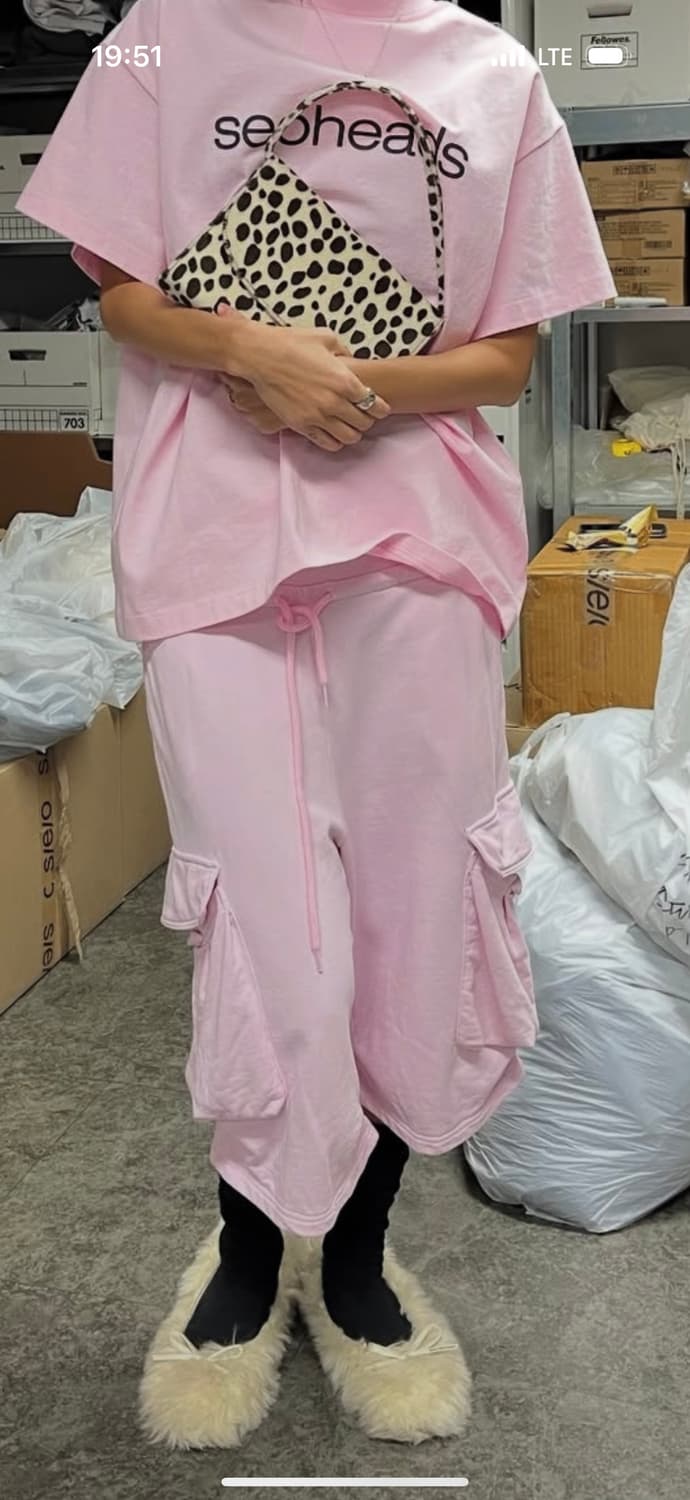 s/e/o스퀘어 토트백 레오파드 상품이미지5