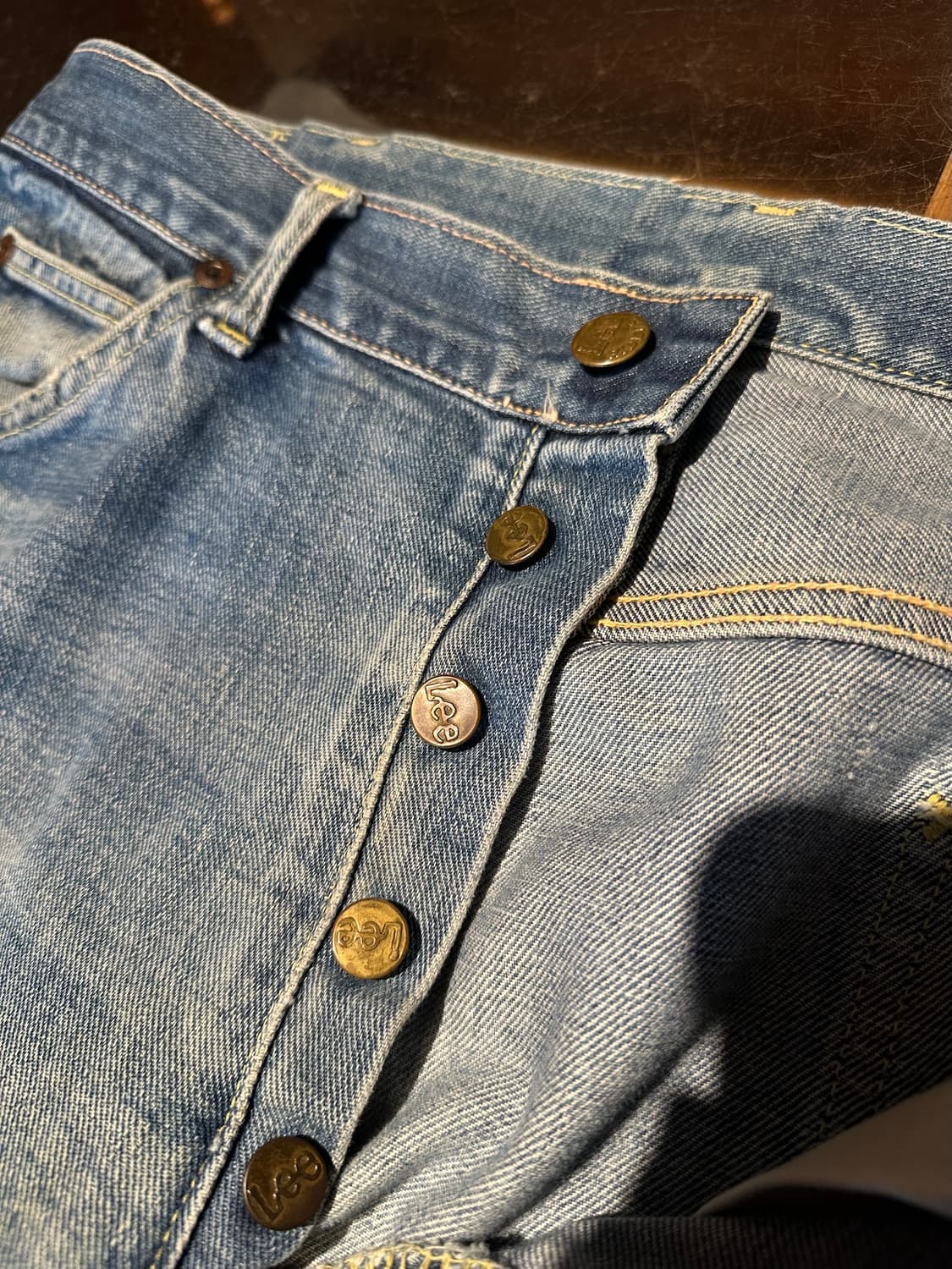 70s LEE 101B Half Selvedge Denim Pants 상품이미지10