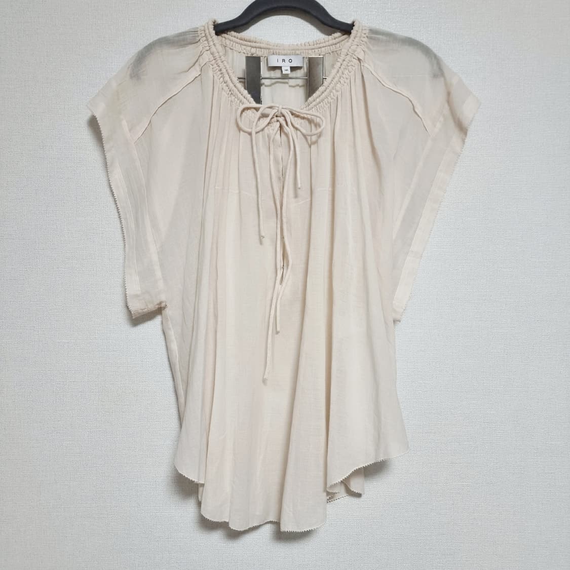 이로 IRO 시스루 아이보리 블라우스 (사실상프리) 상태최상 상품이미지1
