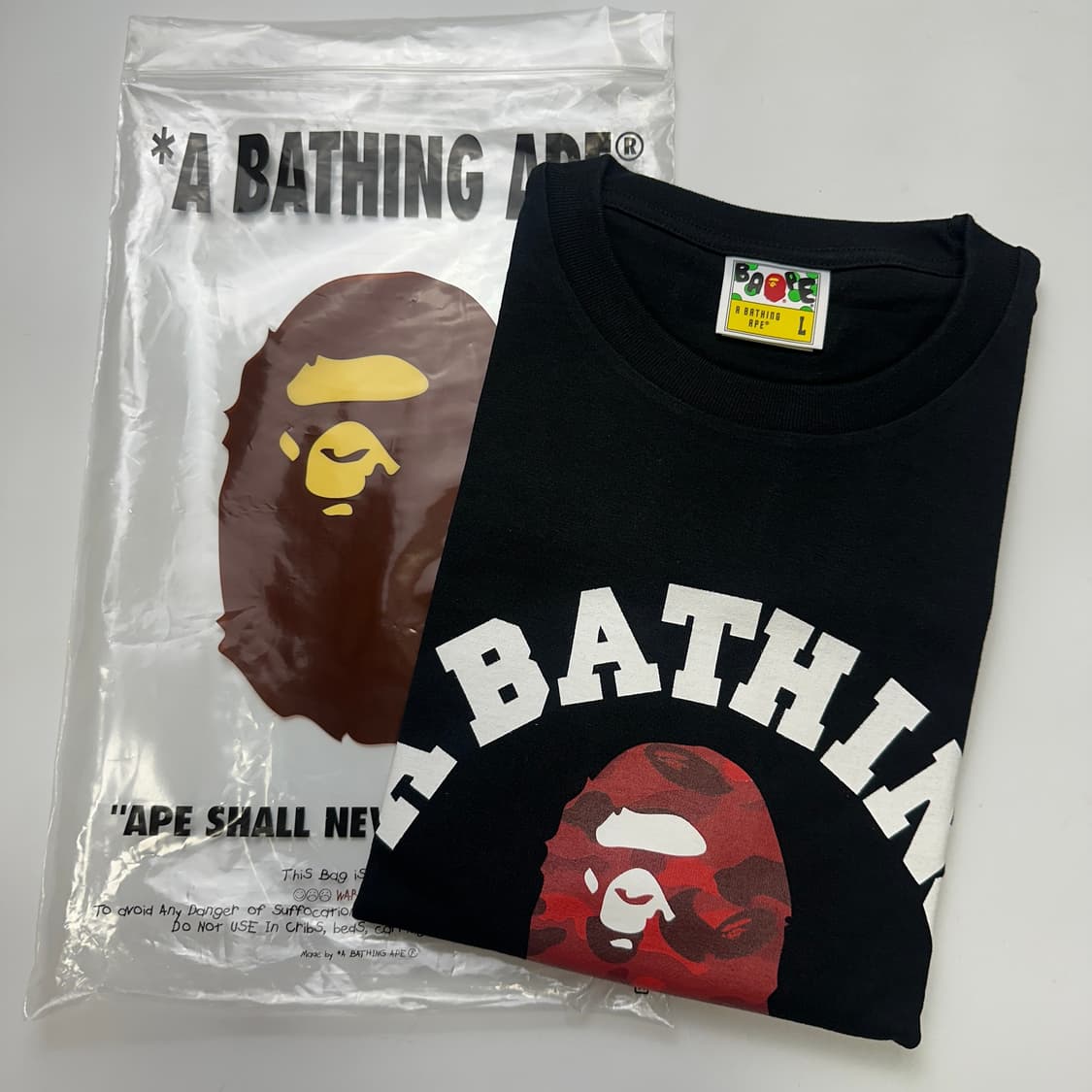 BAPE COLOR CAMO COLLEGE TEE 베이프 티셔츠 상품이미지2