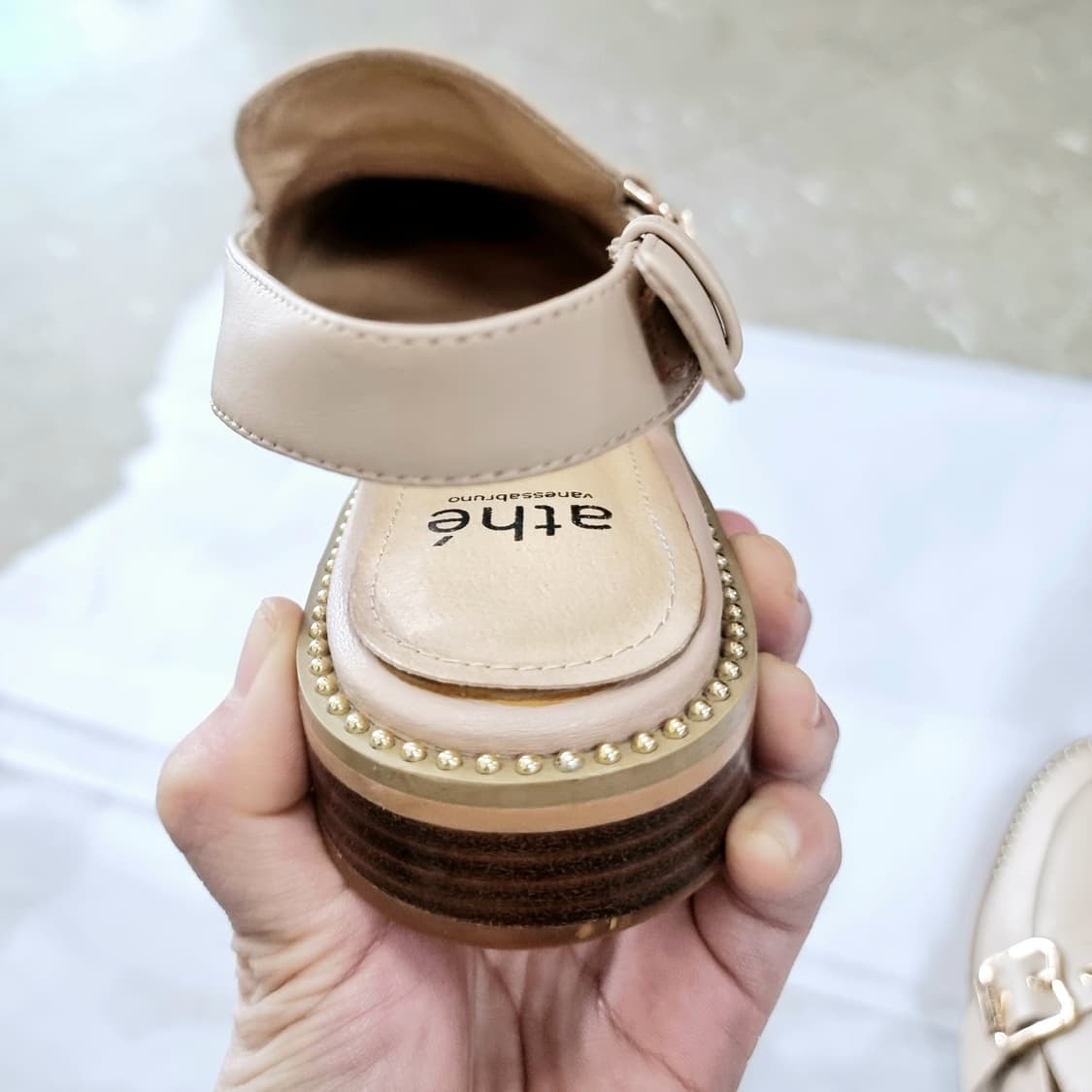 아떼 바네사브루노 가죽 샌들 레더 슈즈 신발 (230/36) 상태양호 상품이미지7