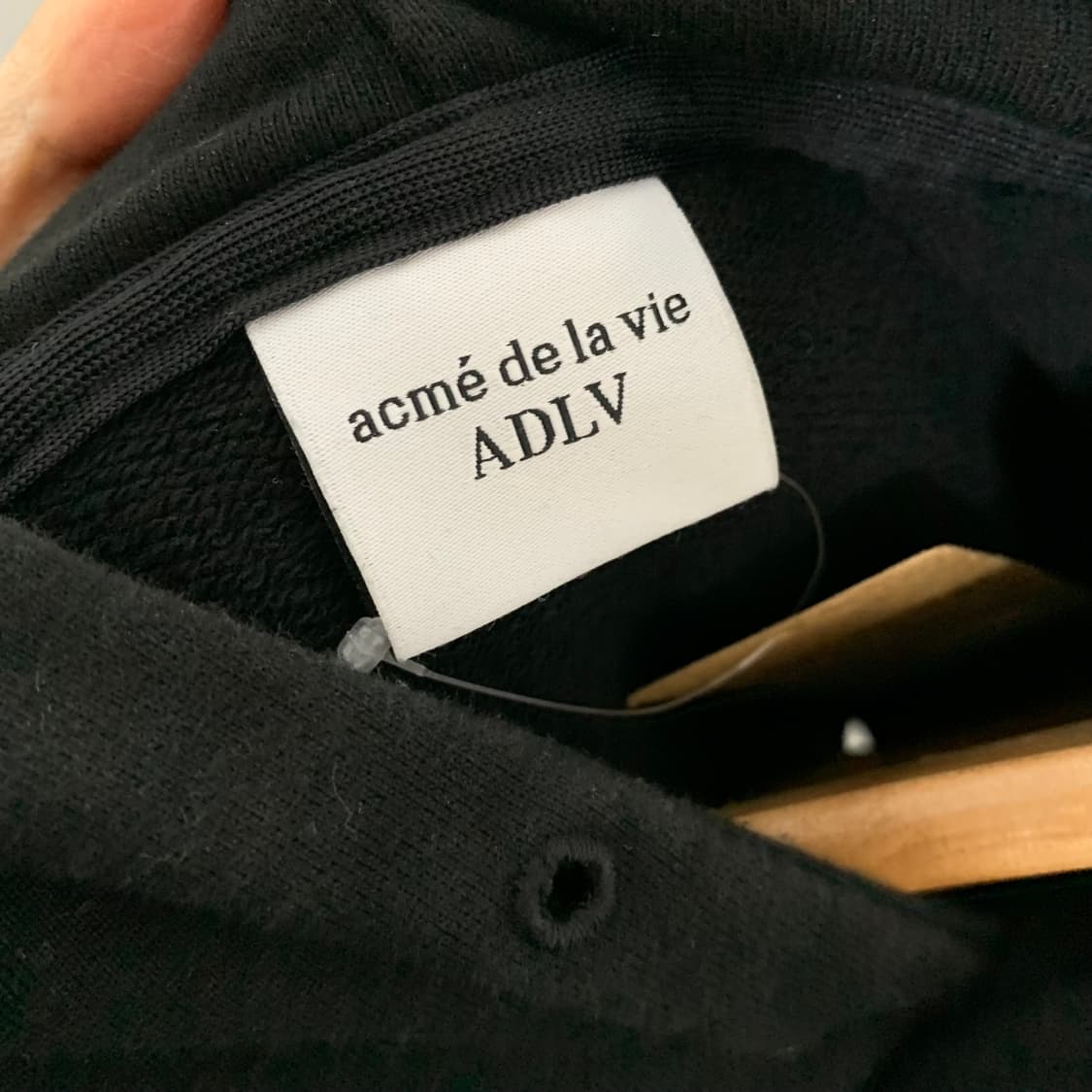 아크메드라비 빈티지 프린팅 후드티 블랙 남녀공용 L-XL 상품이미지7