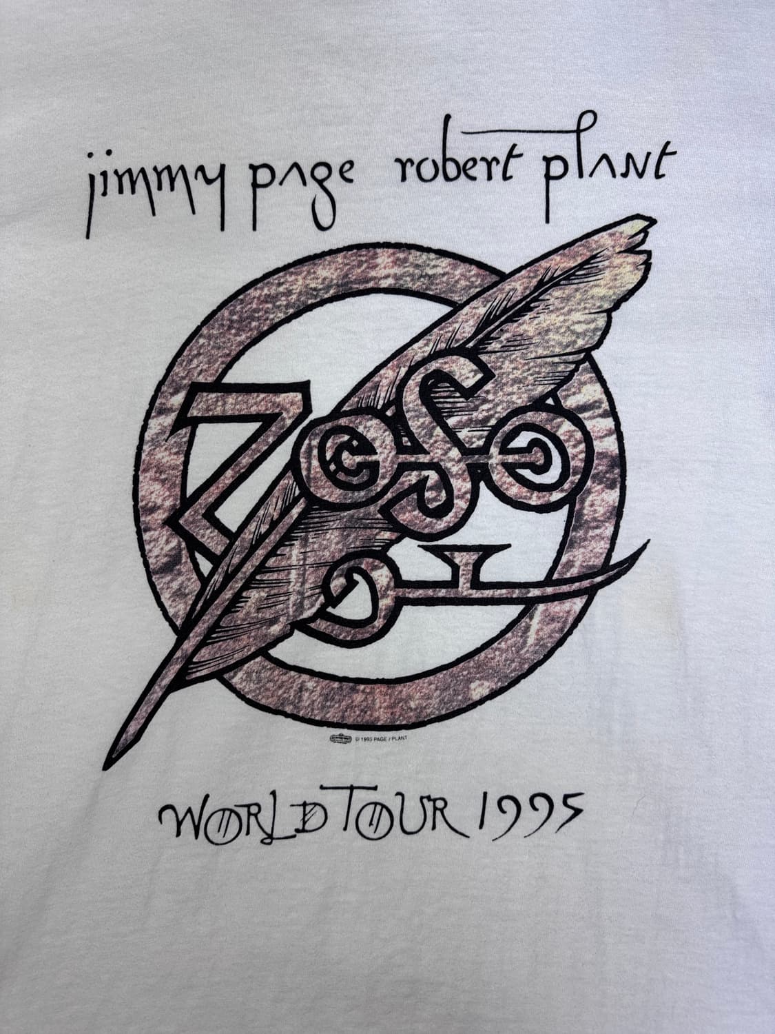 빈티지 90s 지미페이지 JIMMY PAGE 멕시코 월드투어 95 XL 상품이미지2