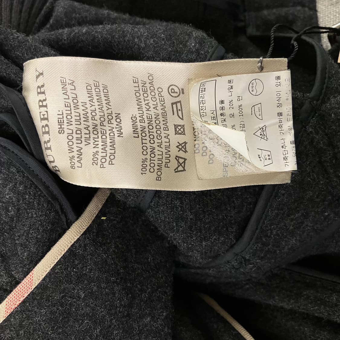 버버리 브릿 그레이 숄 카라 더블 브레스티드 울 트렌치 코트 36 상품이미지6