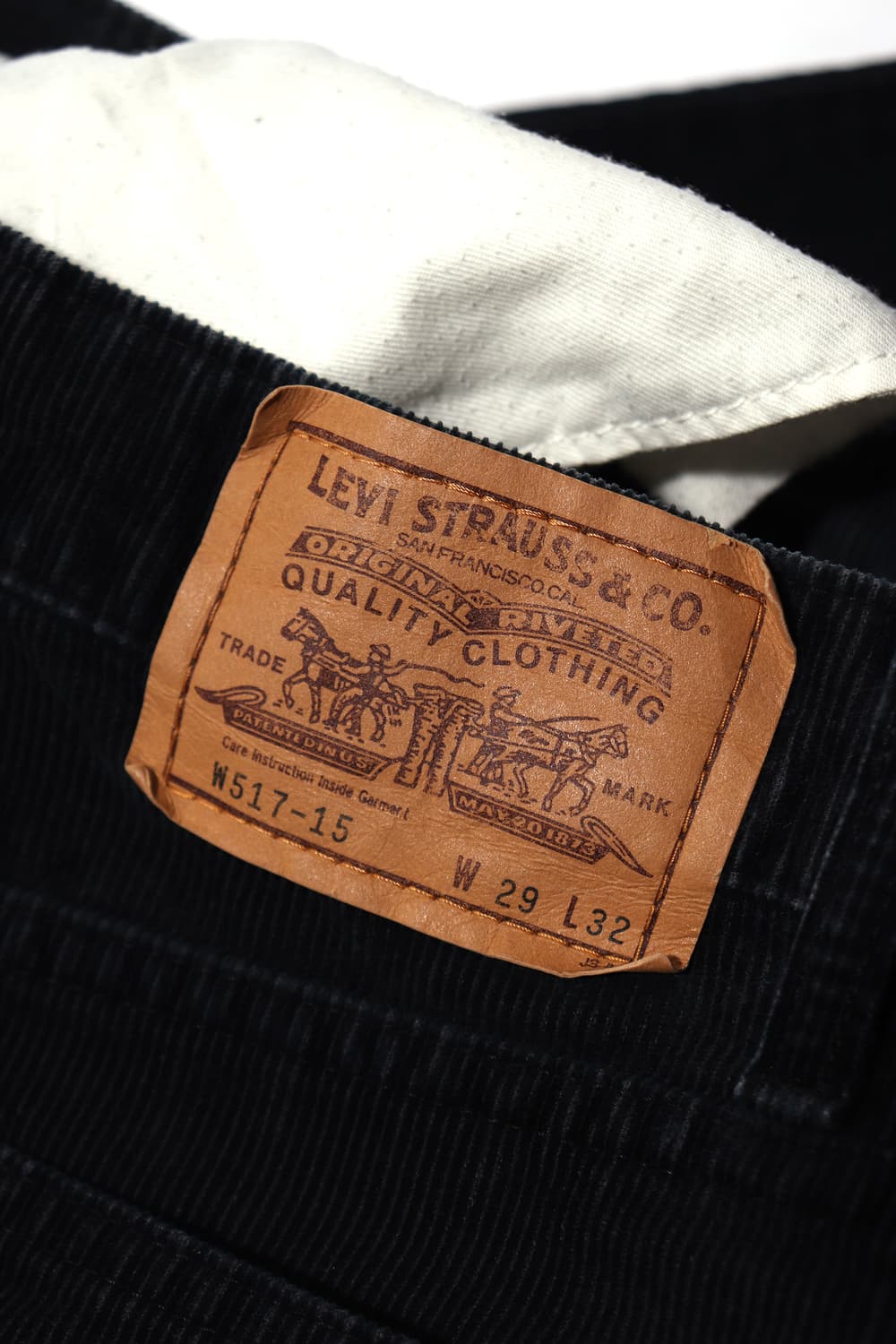 LEVIS JAPAN MADE 코듀로이 하이웨스트 517 women 29 상품이미지6