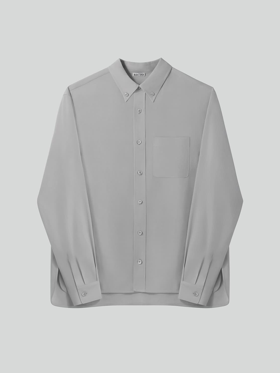 렉토 26SS 링클 플루이드 셔츠 라이트 타우페 그레이 상품이미지5