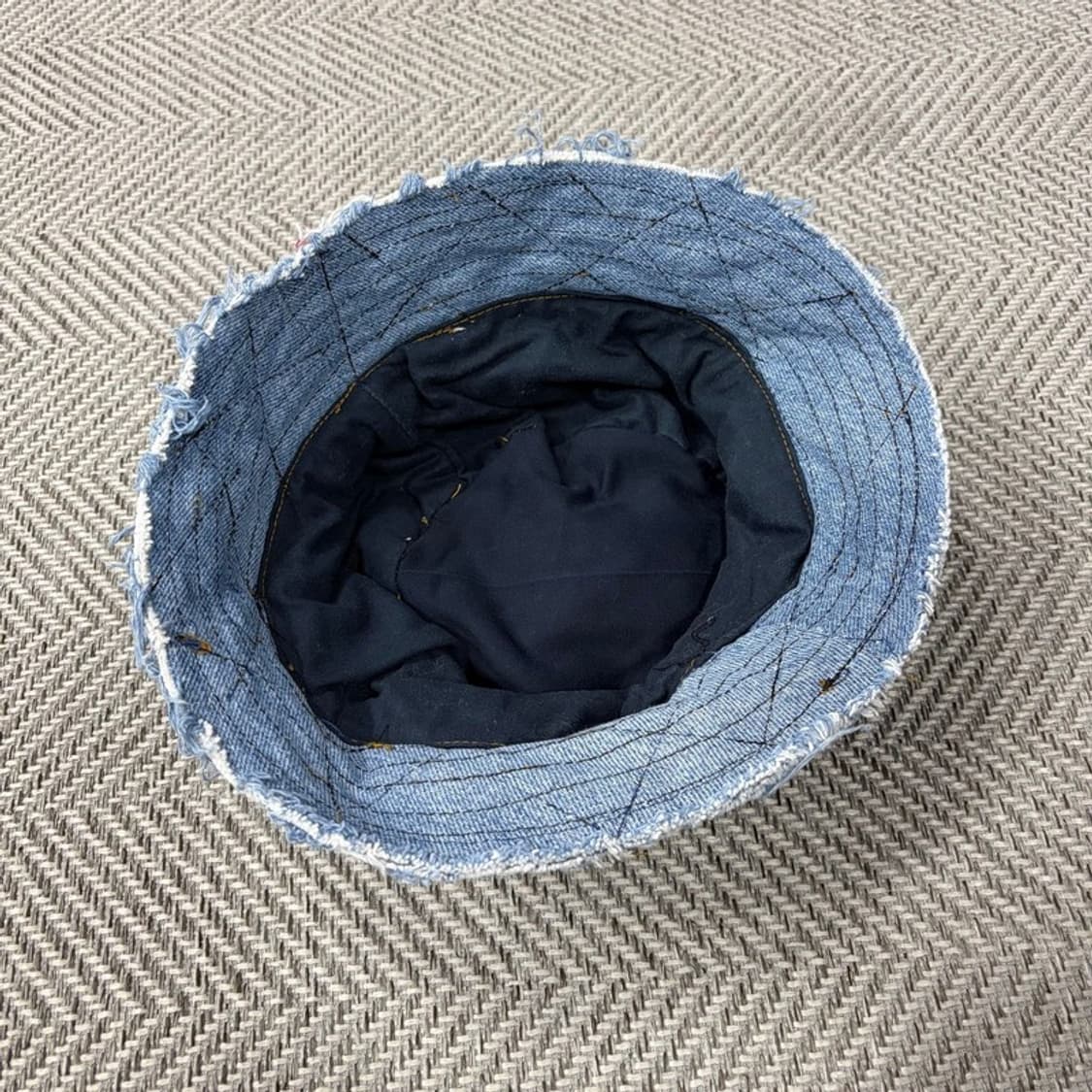 패치워크 데님 버킷햇 v2426 상품이미지4