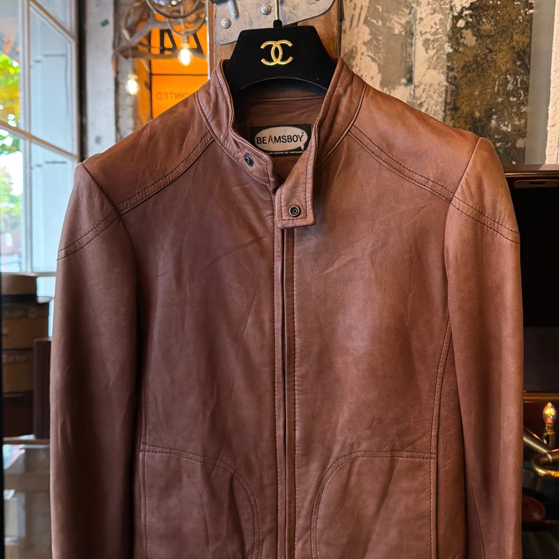 빔즈보이 램스킨 레더 자켓 상품이미지2