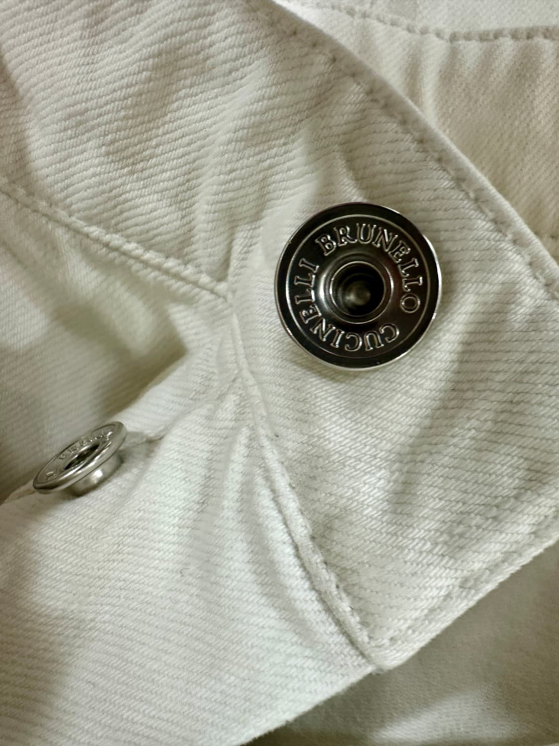 브루넬로 쿠치넬리 화이트 데님 팬츠 사이즈 52 상품이미지5