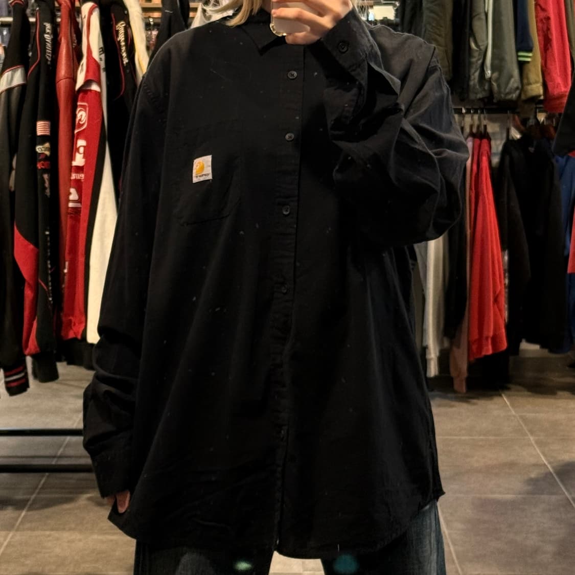 [NO.9] 칼하트 블랙 긴팔셔츠 상품이미지2