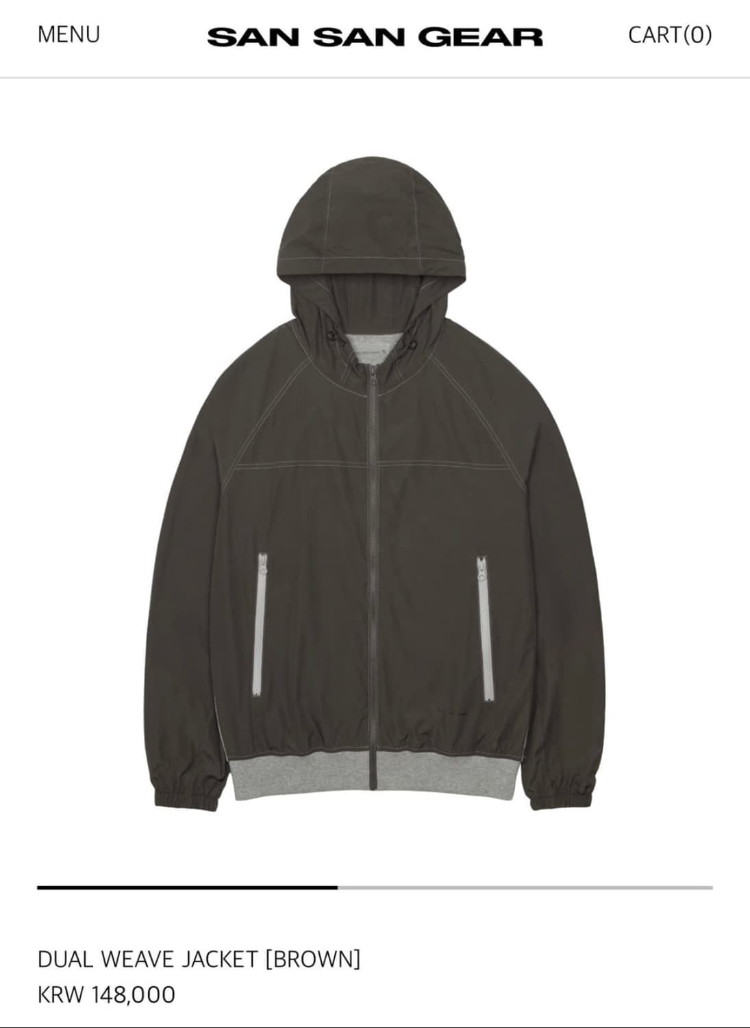 Dual weave jacket 사이즈1 상품이미지2