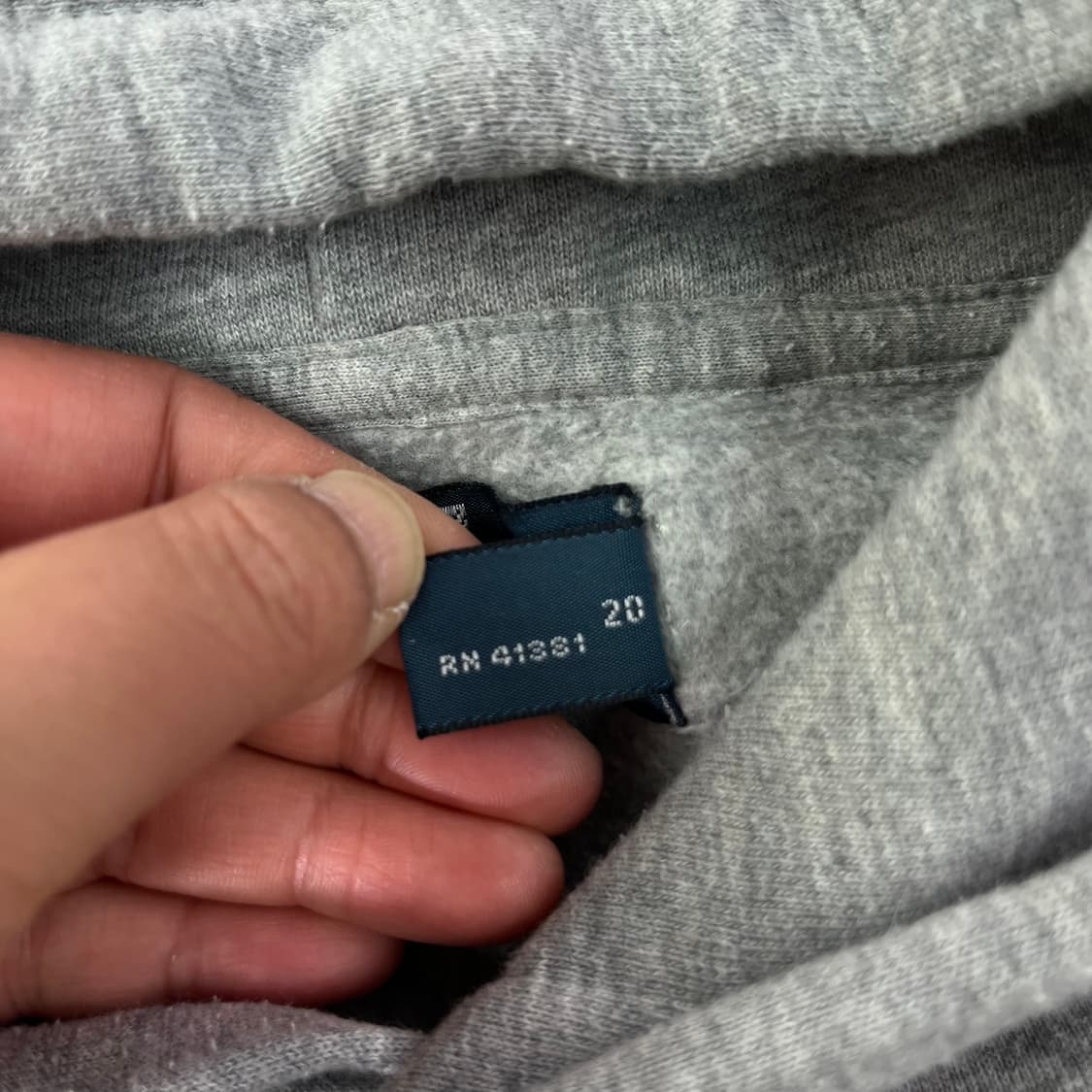 95 폴로랄프로렌 빅포니 그레이 후드티 상품이미지4