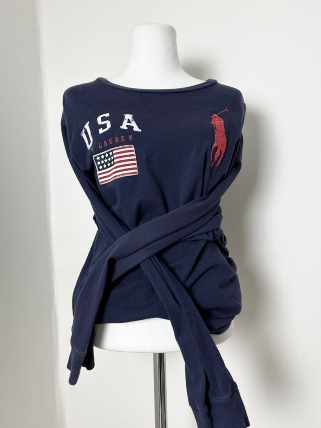 폴로 빅포니 성조기 롱슬리브 상품이미지1