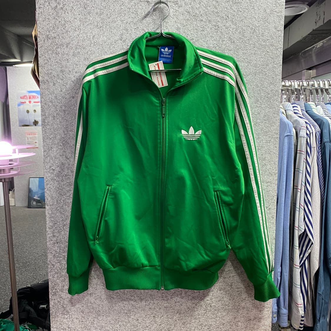 아디다스 파이어버드 그린 트랙탑 져지 B4357 상품이미지2