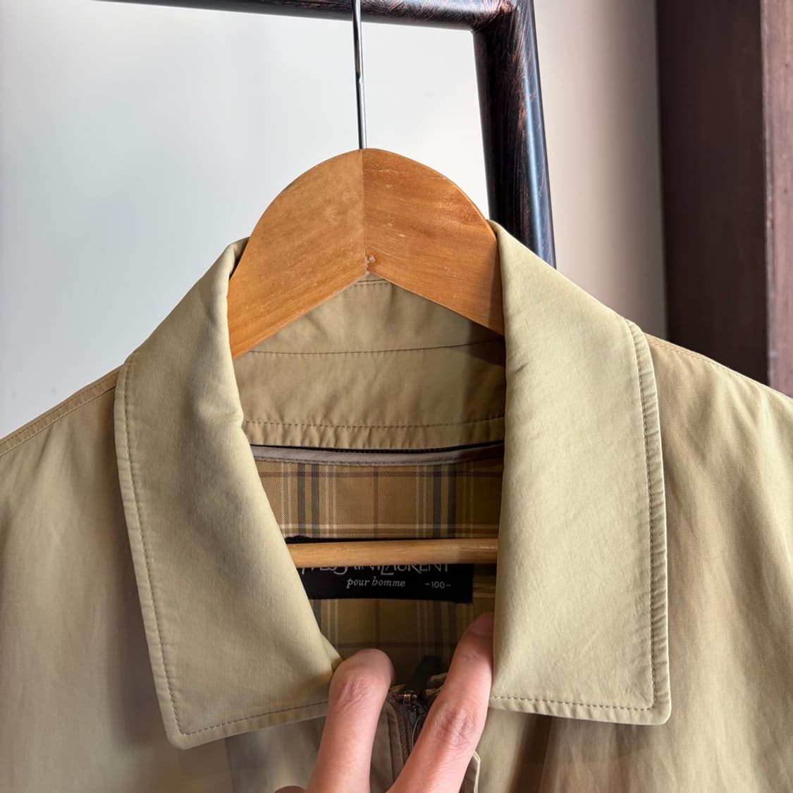 15933 - 입생로랑 베이지 블루종 자켓 상품이미지5