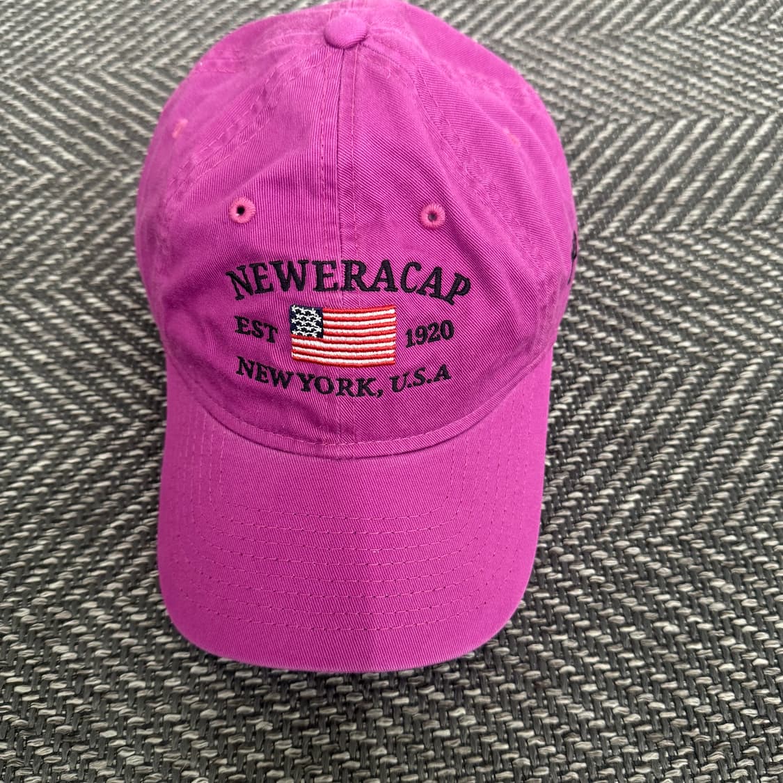 뉴에라 new york 폰트 바이올렛 볼캡 상품이미지1