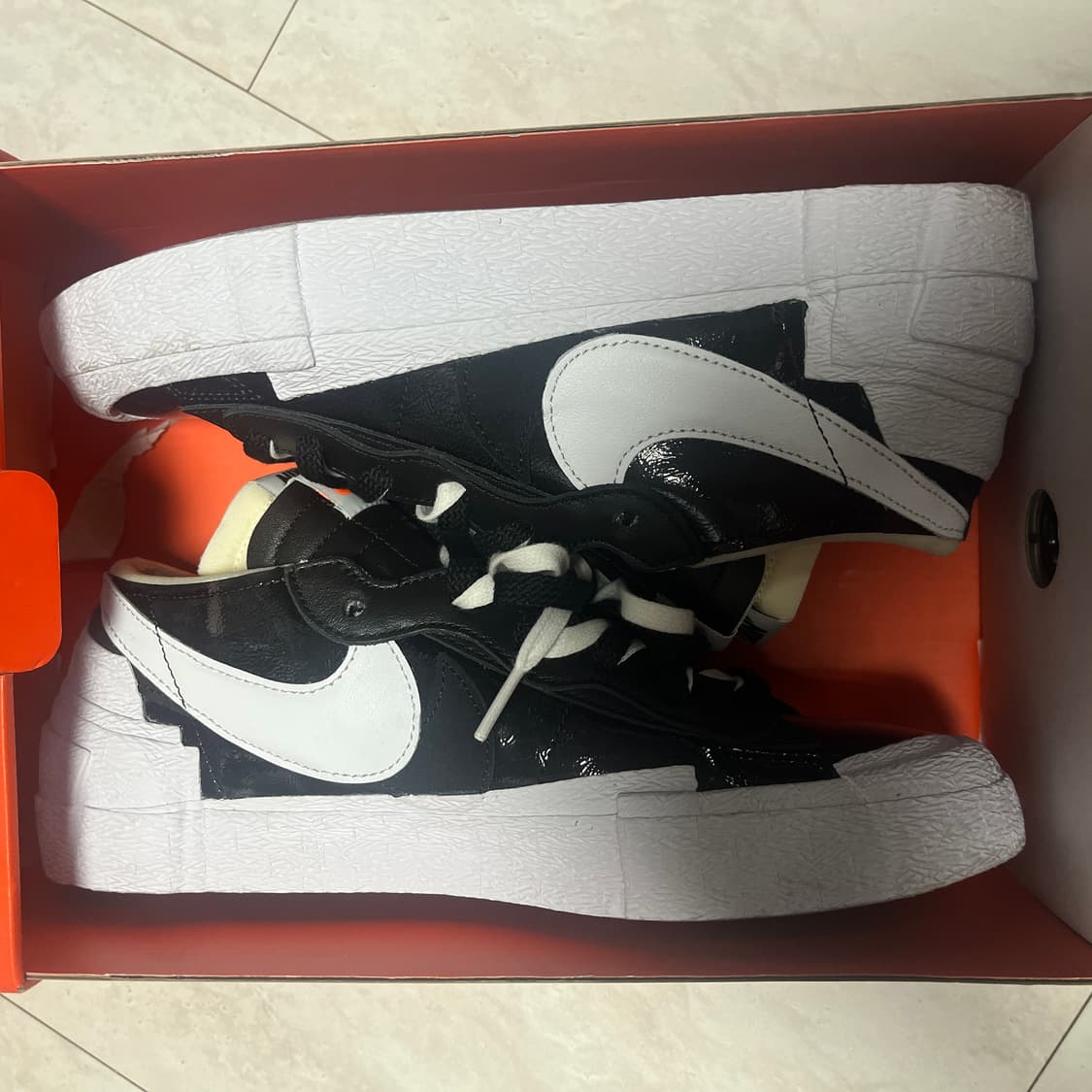 NIKE 나이키 사카이 블레이져 로우 검흰 265 상품이미지4