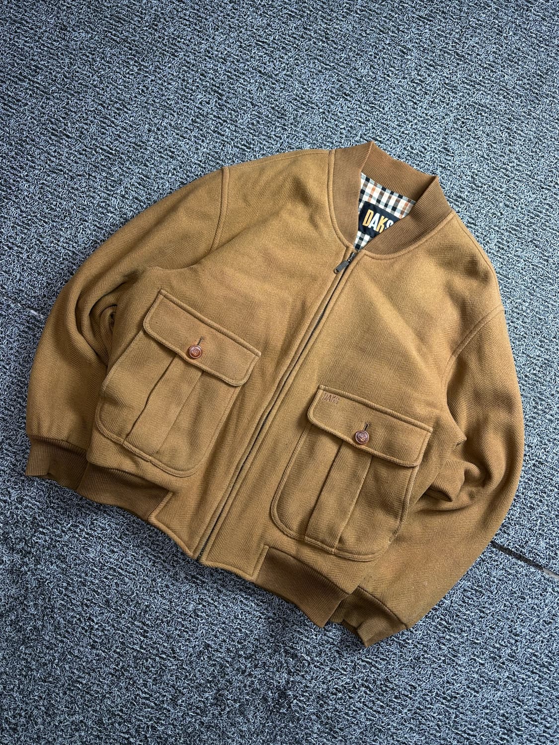 닥스 아카이브 하우스체크 울 블루종 자켓 2484 상품이미지1