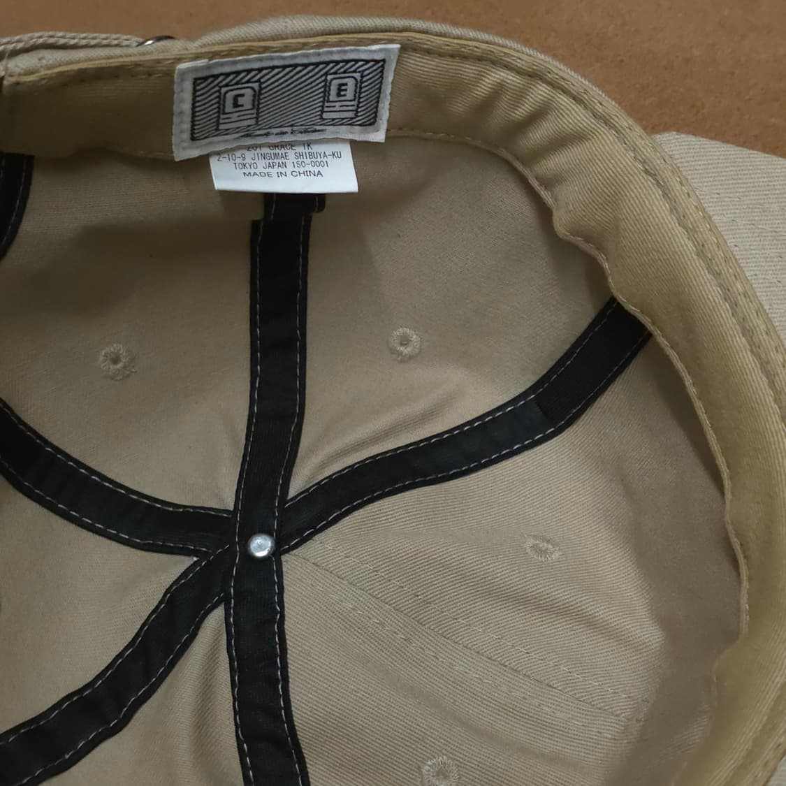 CAVEMPT 6 Panel Cap(beige) 상품이미지4
