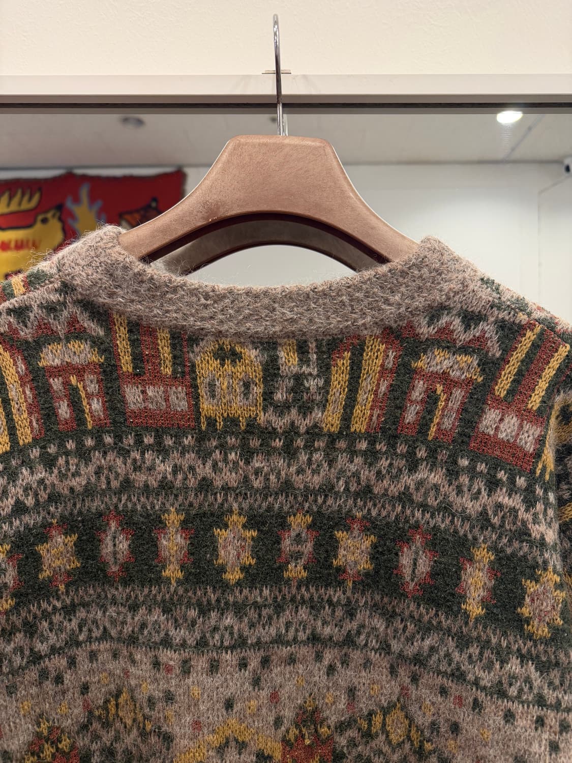 Vtg 빈티지 에스닉 울 니트 상품이미지5