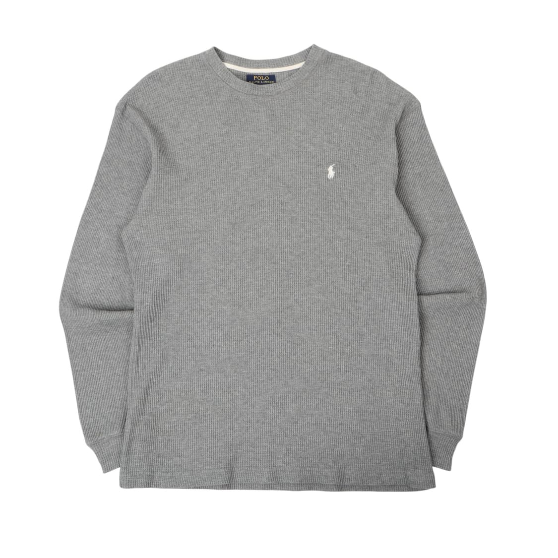 폴로 랄프로렌 그레이 와플 롱슬리브 티셔츠 상품이미지1
