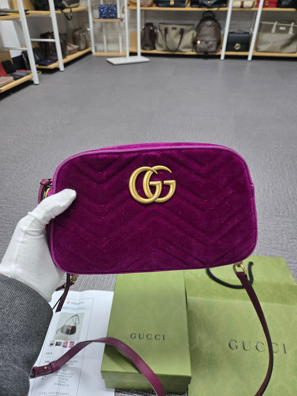 [특가][정품] 구찌 마몬트 GG 크로스백 상품이미지2