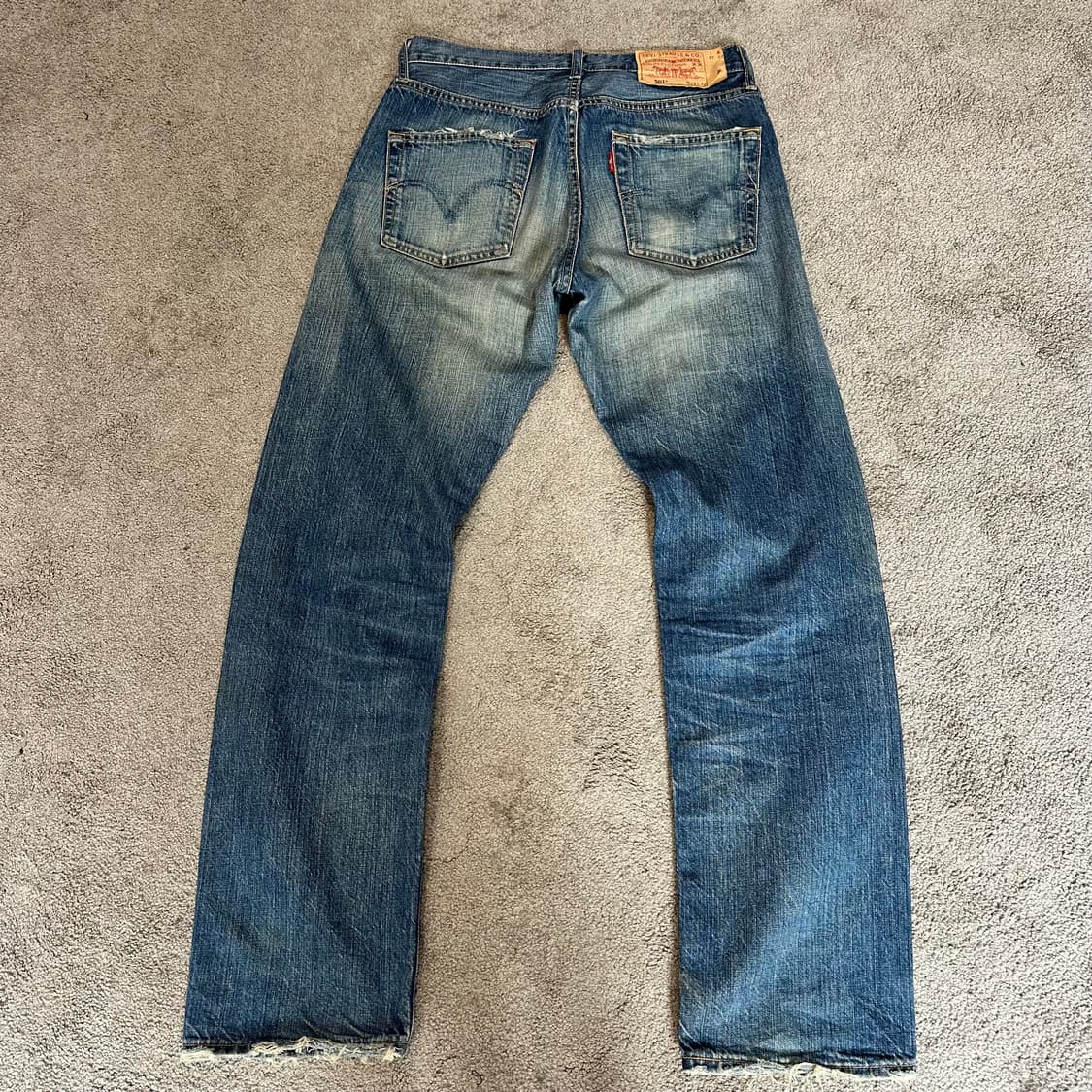 리바이스501 오리지널 페이딩 데님 팬츠(29) 상품이미지6