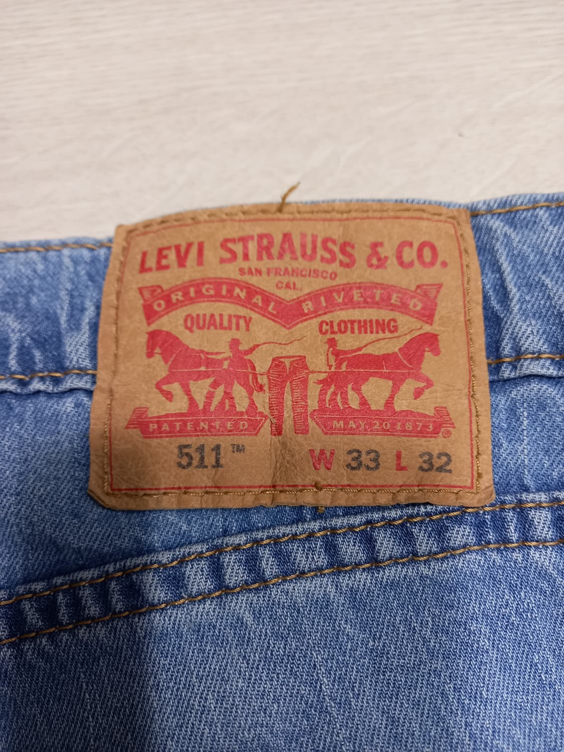 33 리바이스511 이집트 워싱 스판 슬림일자진 33-428 상품이미지5