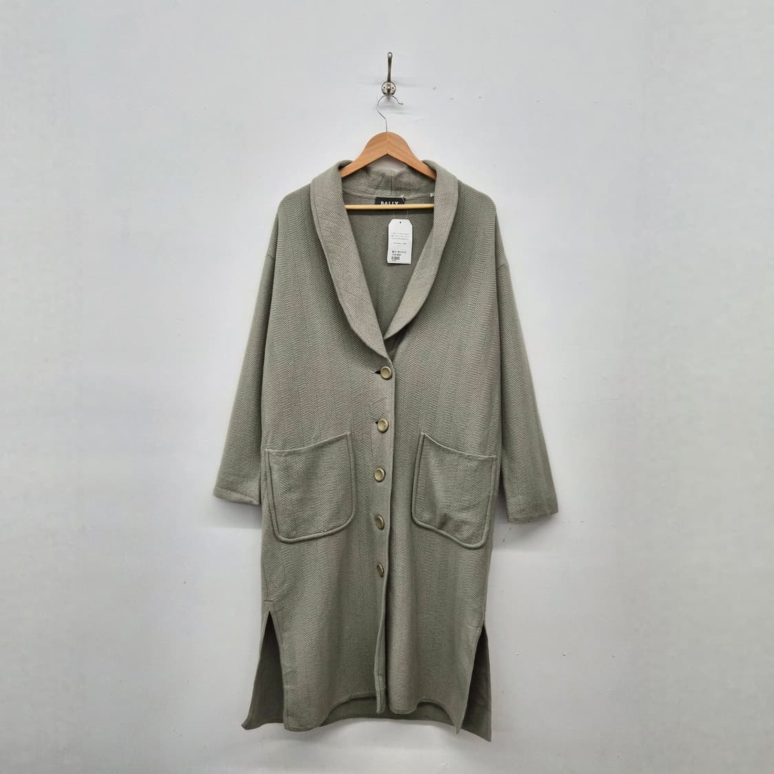 발리 캐시미어 롱 가디건 코트 남성 L 상품이미지1